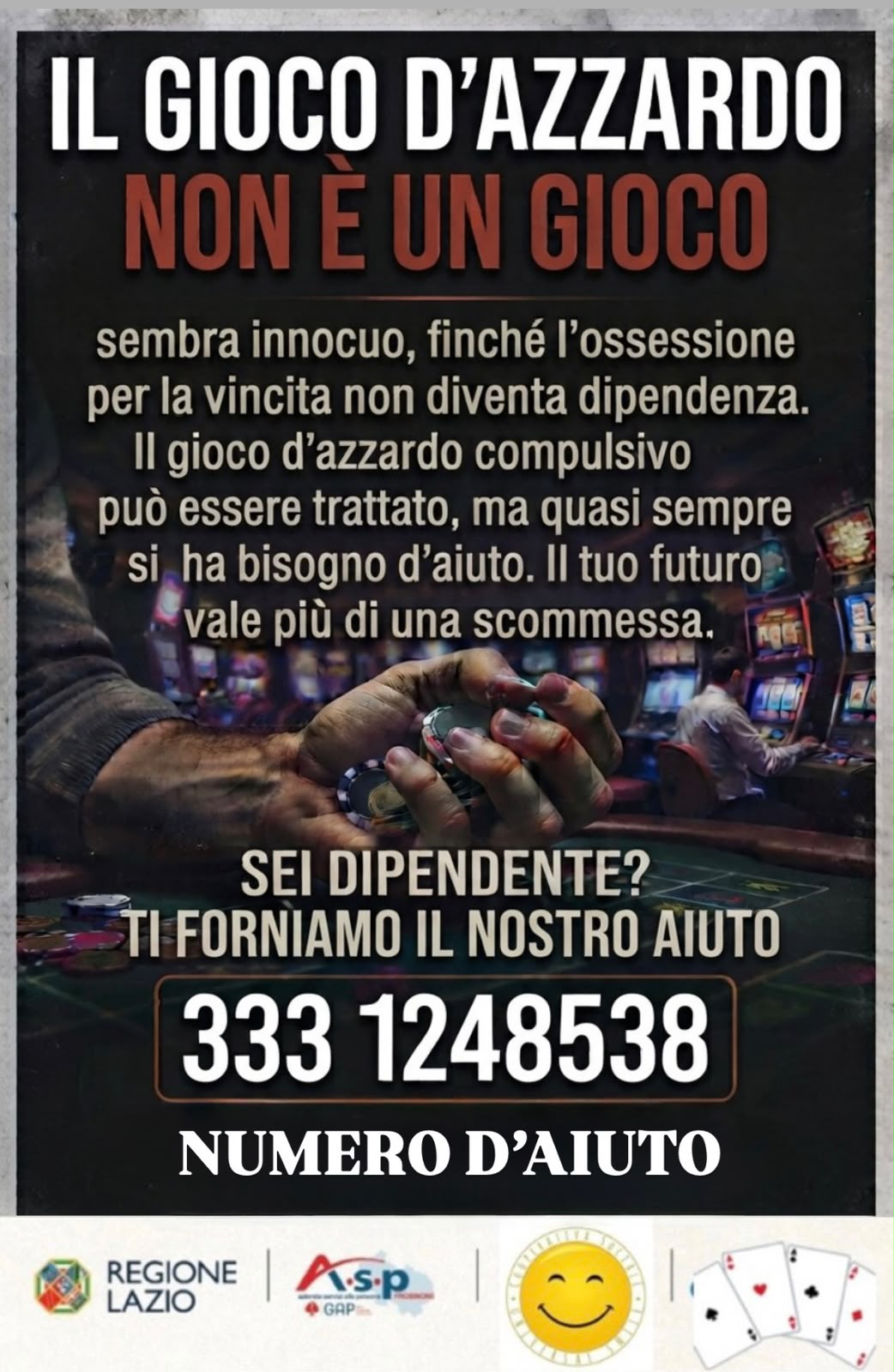 Universal Smile PERCORSI INCLUSIVI 4.0: INNOVAZIONE E OCCUPAZIONE: IL GIOCO D’AZZARDO NON È UN GIOCO